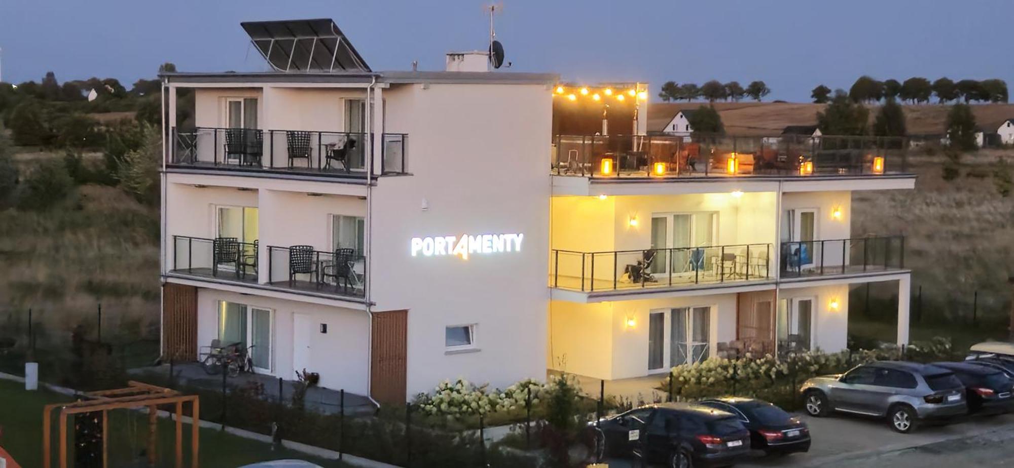 Portamenty Lägenhet Chłopy Exteriör bild